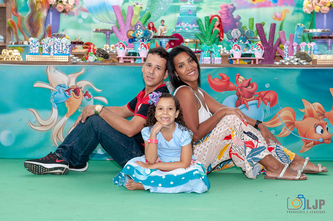 A pequena sereia – festa infantil no Rio de Janeiro